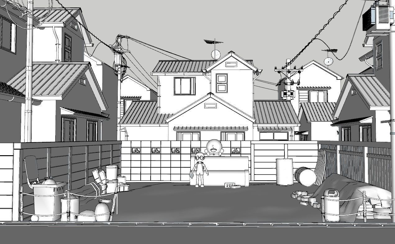 Nobita PlayGround 3D model_4