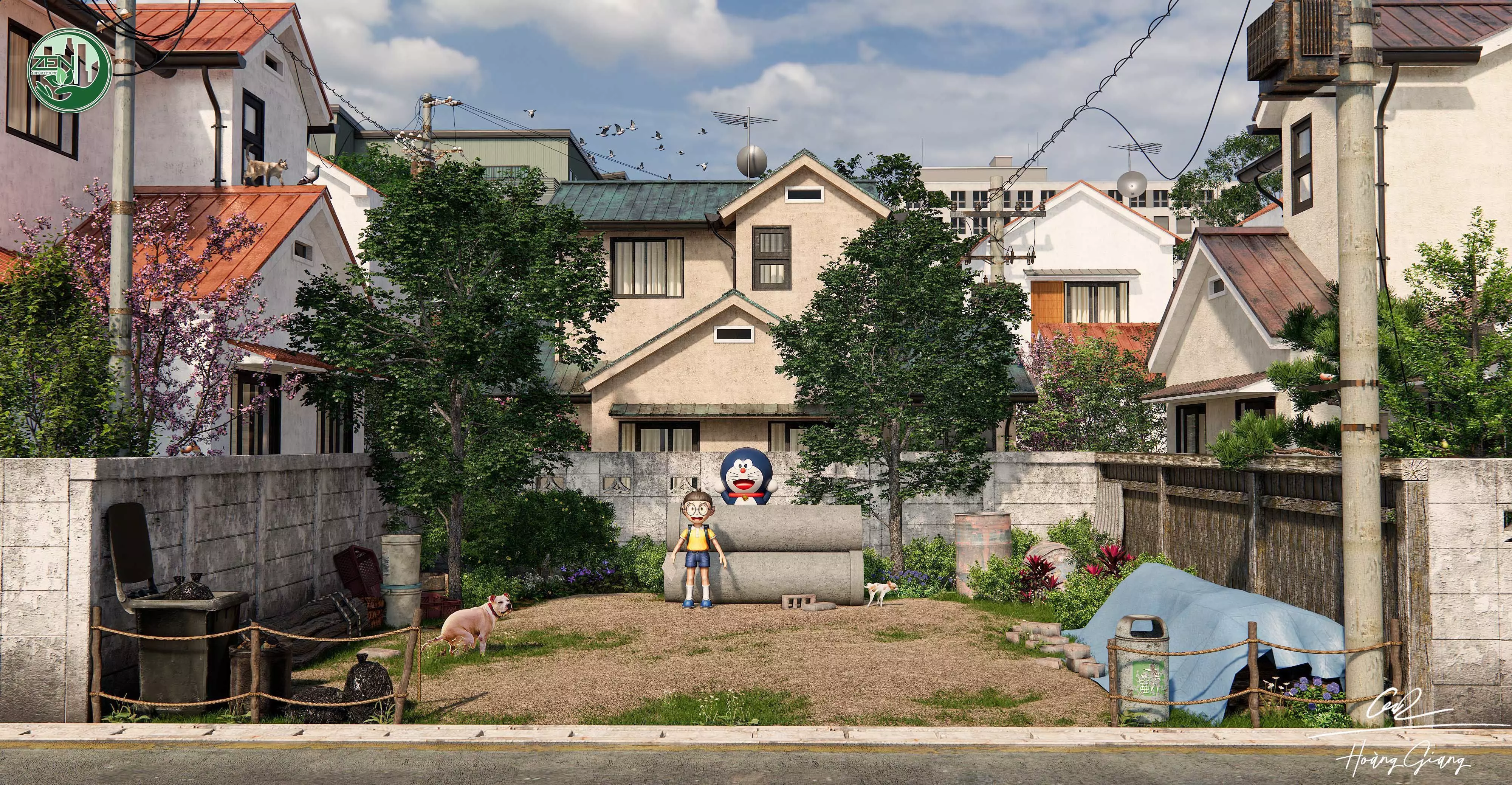 Nobita PlayGround 3D model_0