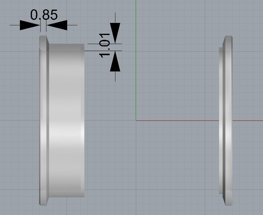 Skulls and bones band 3D print model_7