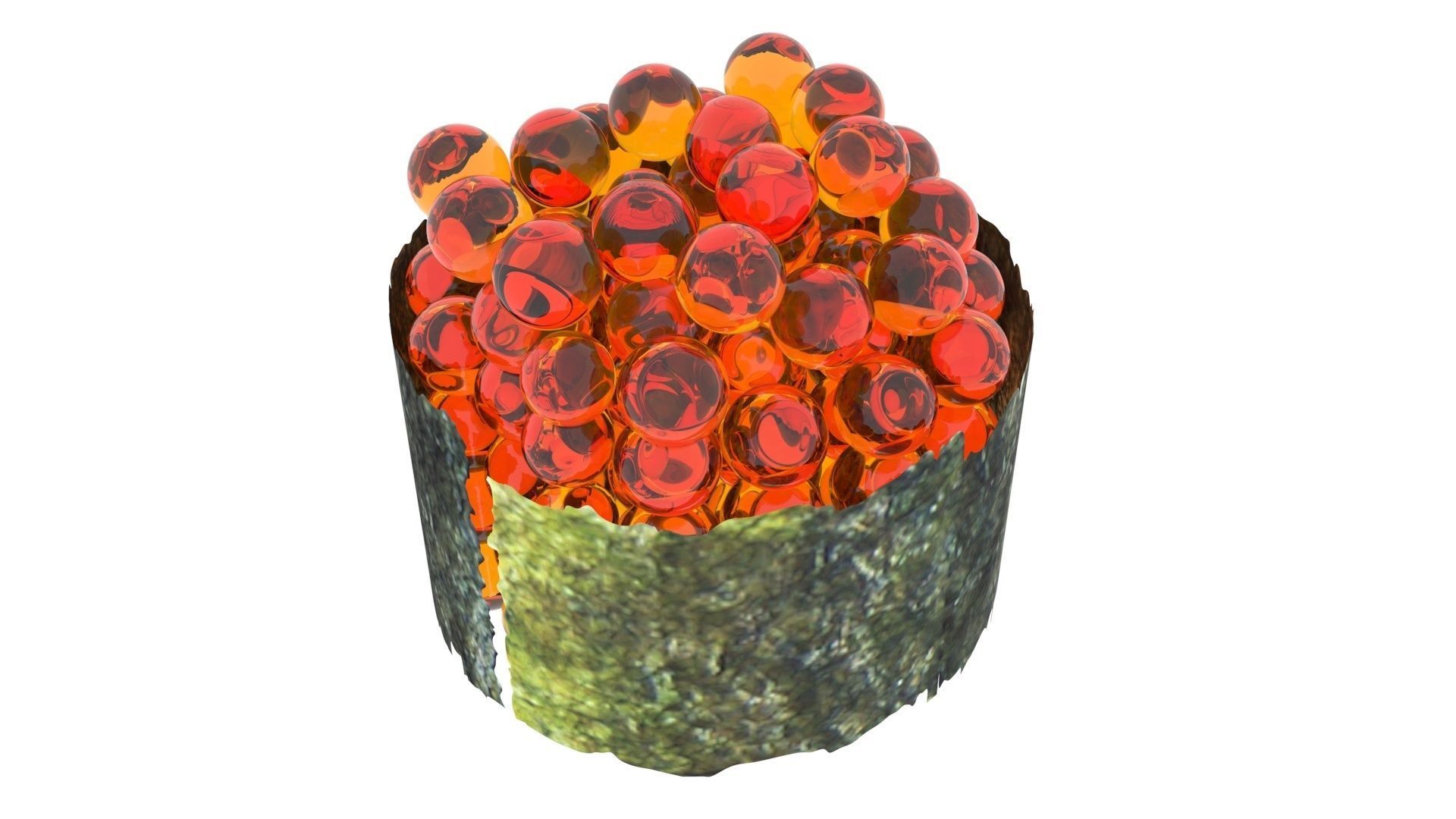 Ikura Sushi 3D model_9