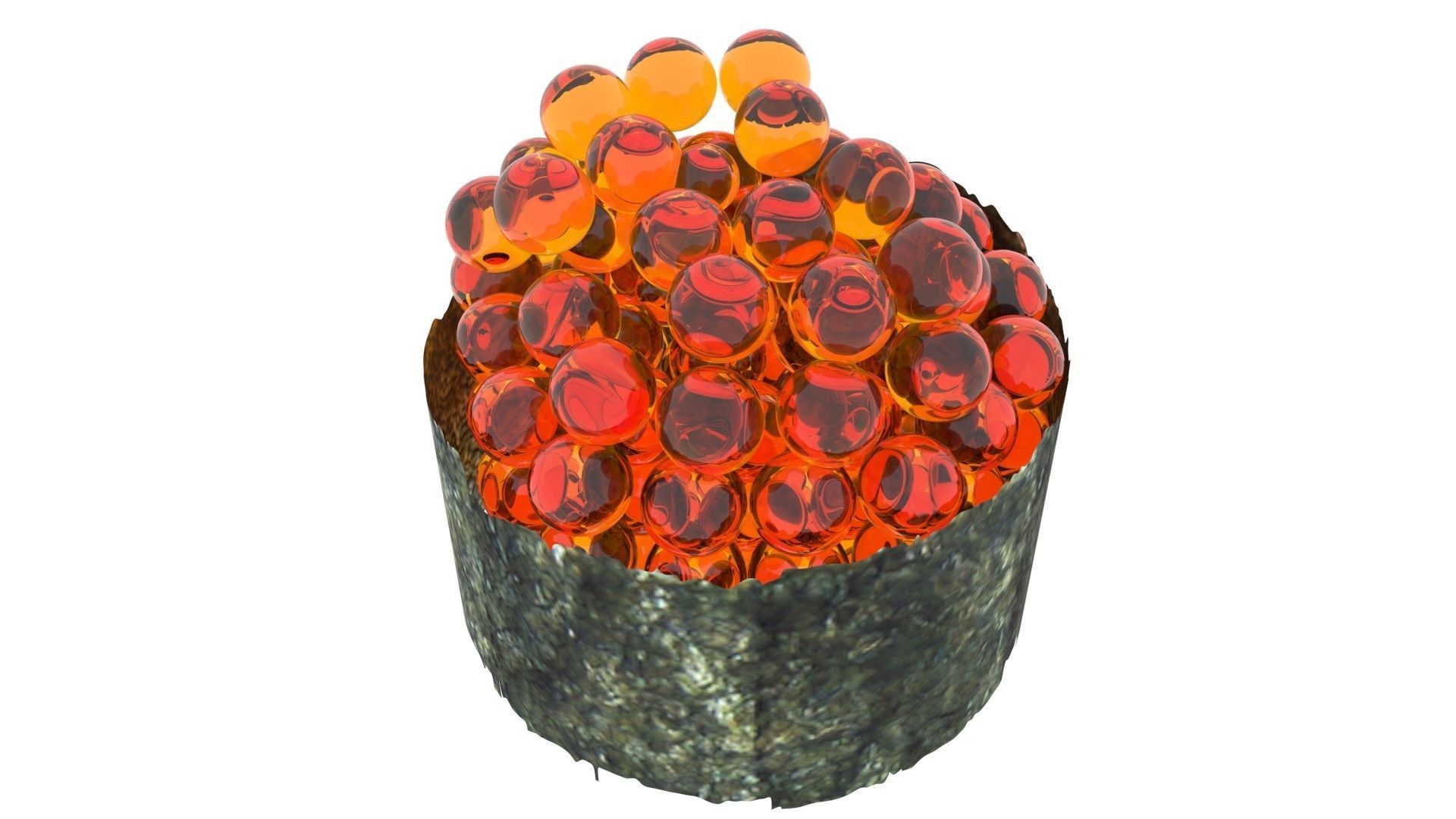 Ikura Sushi 3D model_10