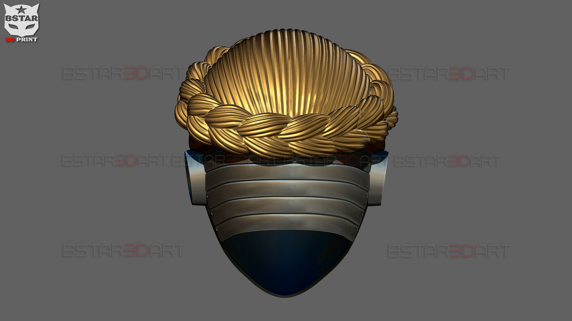 Atomic Heart Helmet - Robot Twins Head Cosplay 3D print model_16