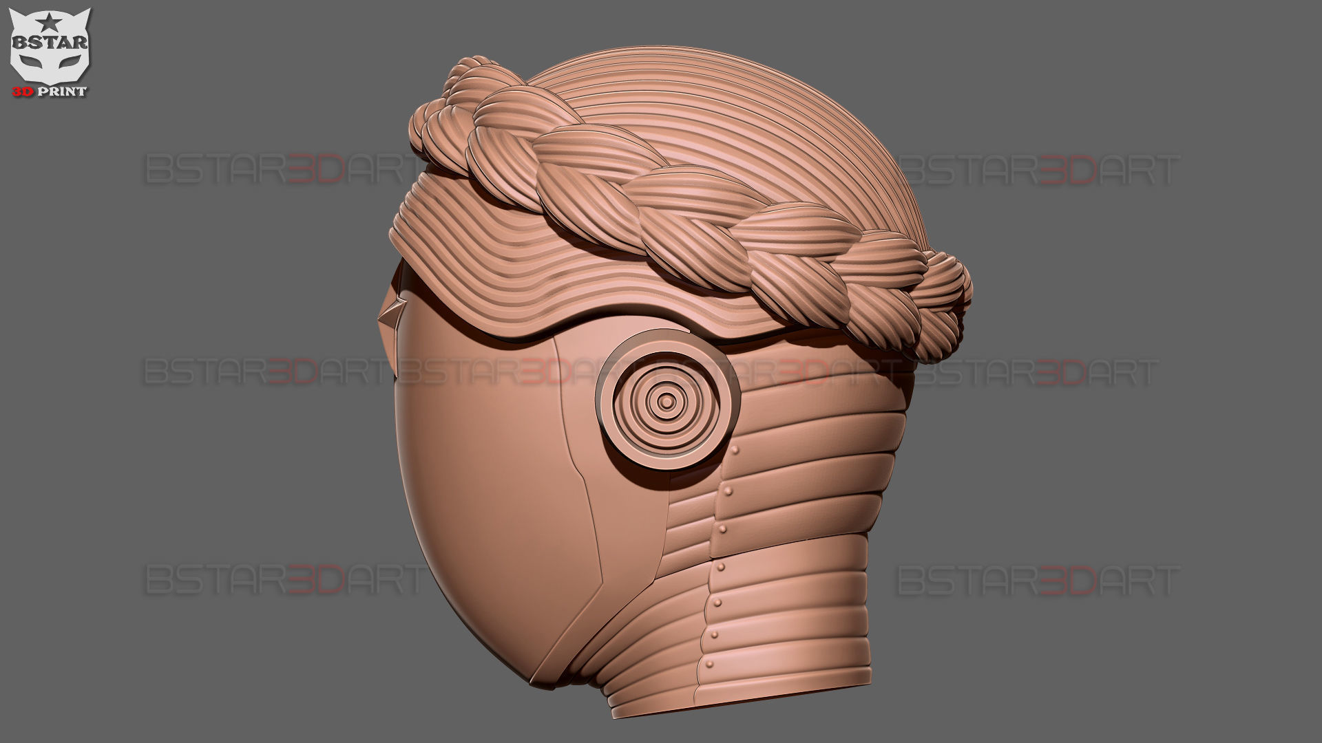 Atomic Heart Helmet - Robot Twins Head Cosplay 3D print model_20