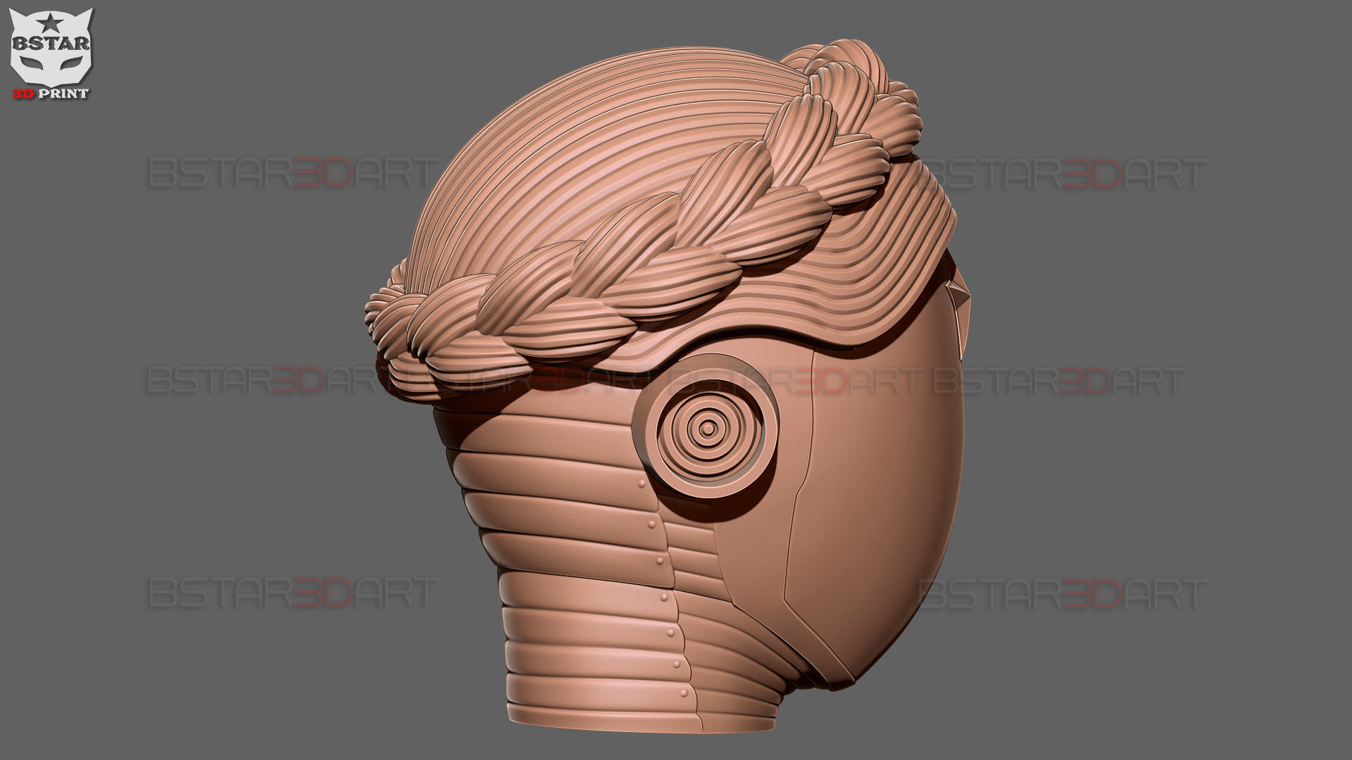 Atomic Heart Helmet - Robot Twins Head Cosplay 3D print model_22