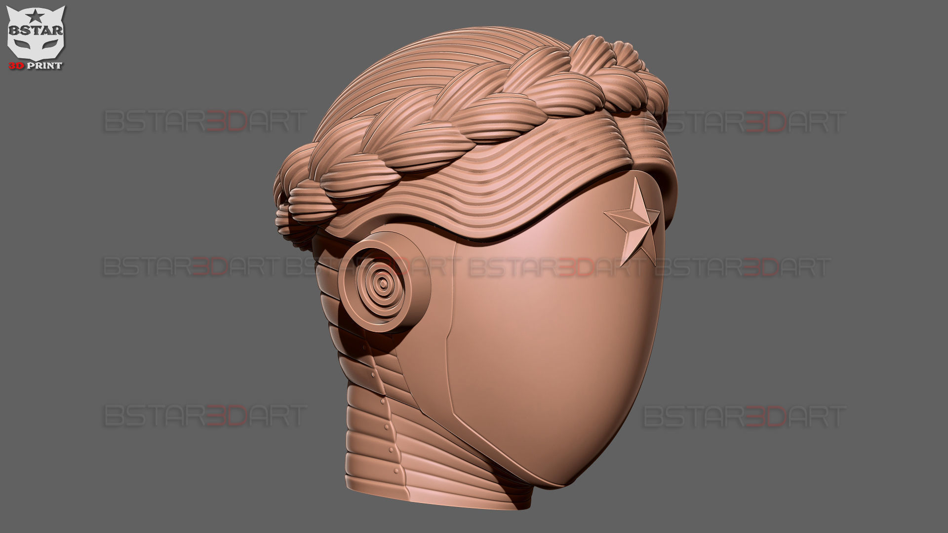 Atomic Heart Helmet - Robot Twins Head Cosplay 3D print model_23