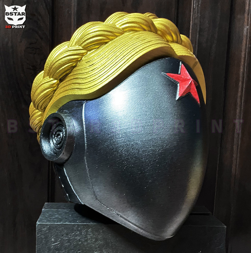 Atomic Heart Helmet - Robot Twins Head Cosplay 3D print model_3