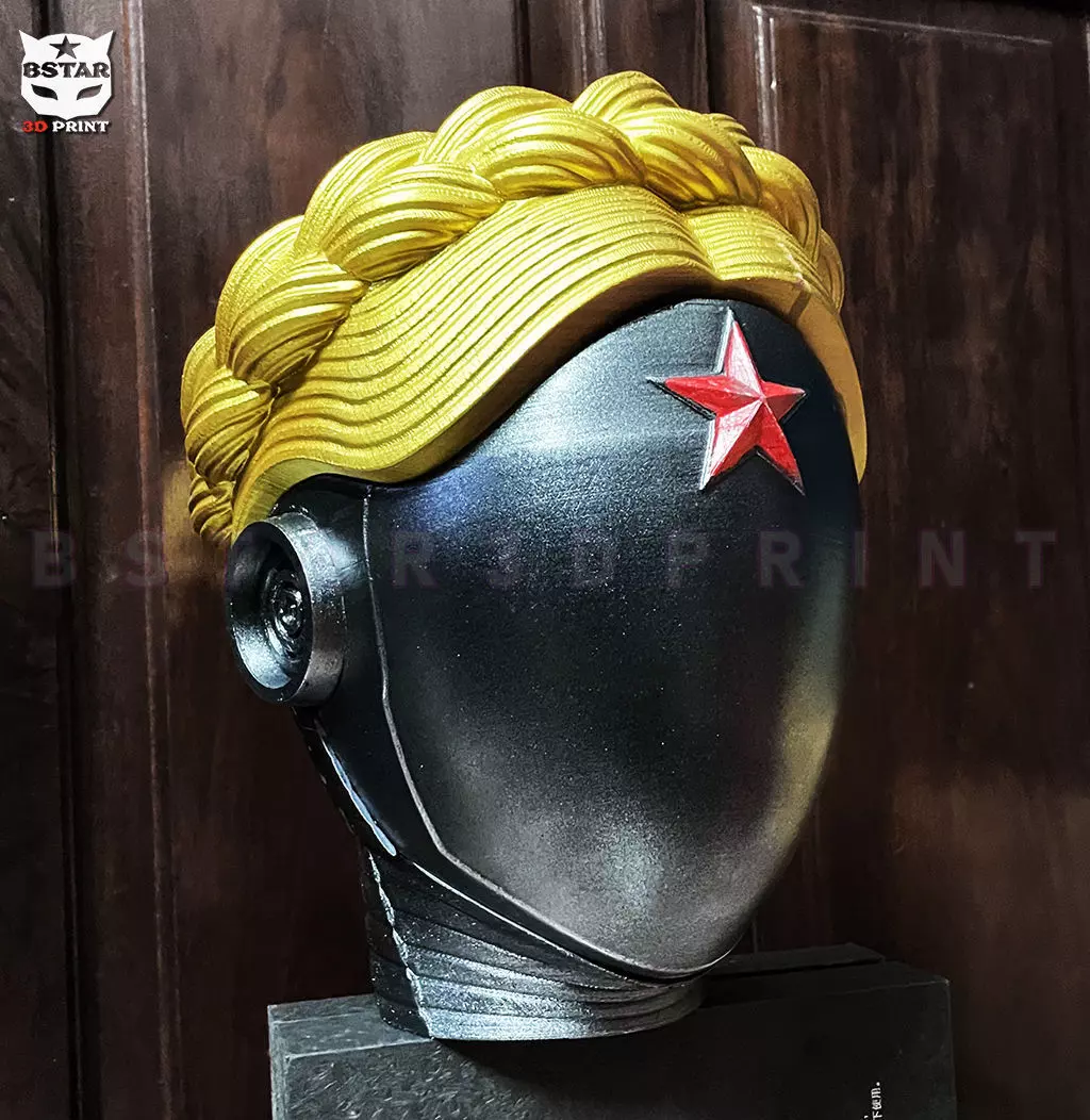 Atomic Heart Helmet - Robot Twins Head Cosplay 3D print model_0