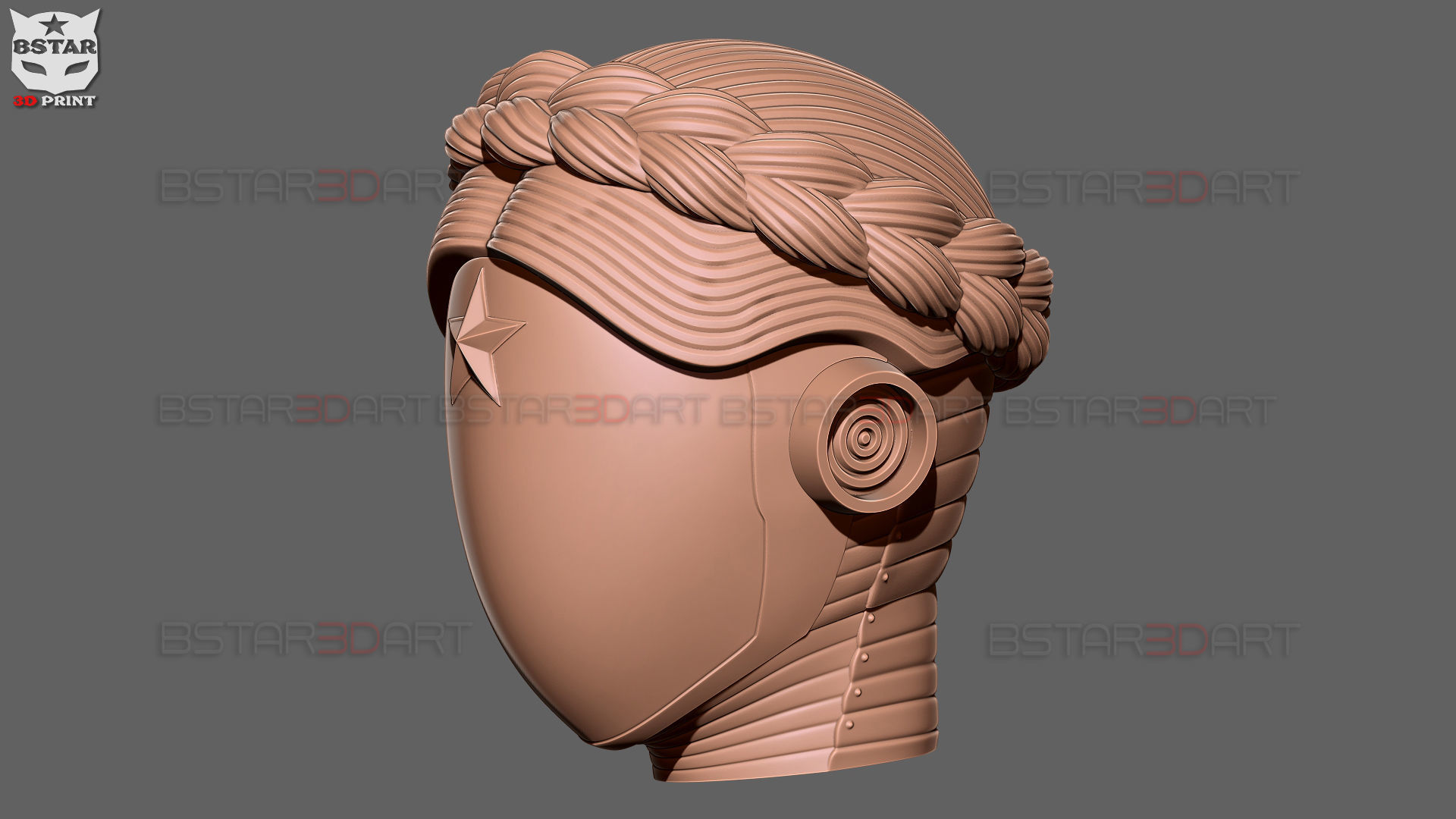 Atomic Heart Helmet - Robot Twins Head Cosplay 3D print model_19