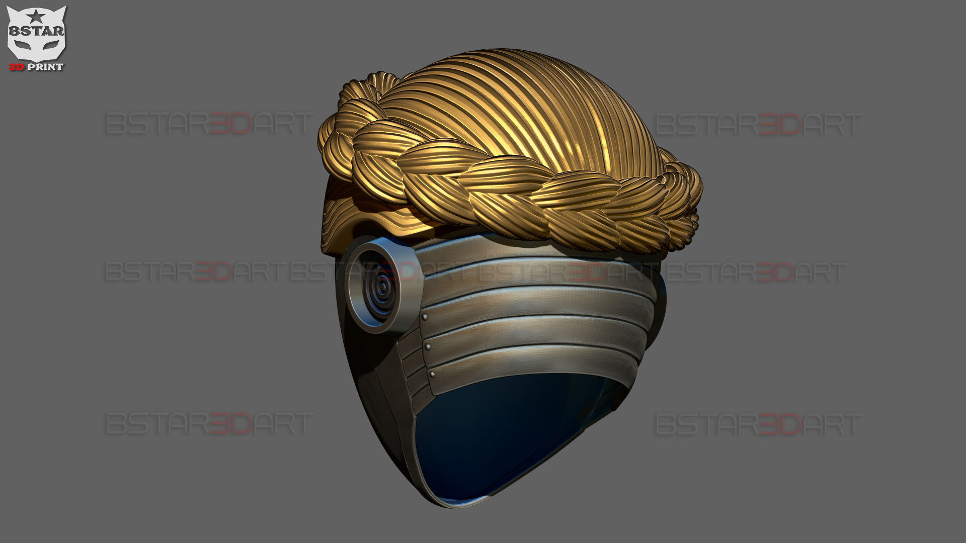 Atomic Heart Helmet - Robot Twins Head Cosplay 3D print model_15