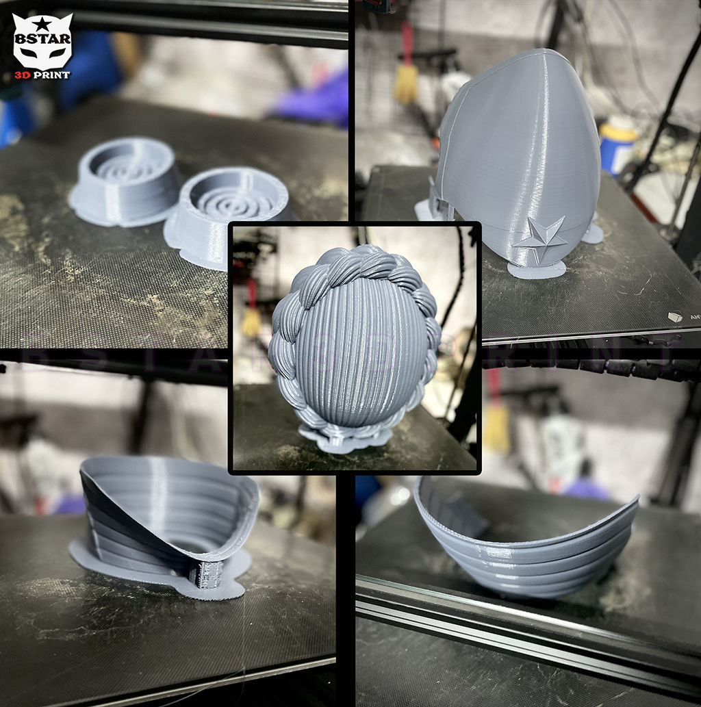 Atomic Heart Helmet - Robot Twins Head Cosplay 3D print model_5