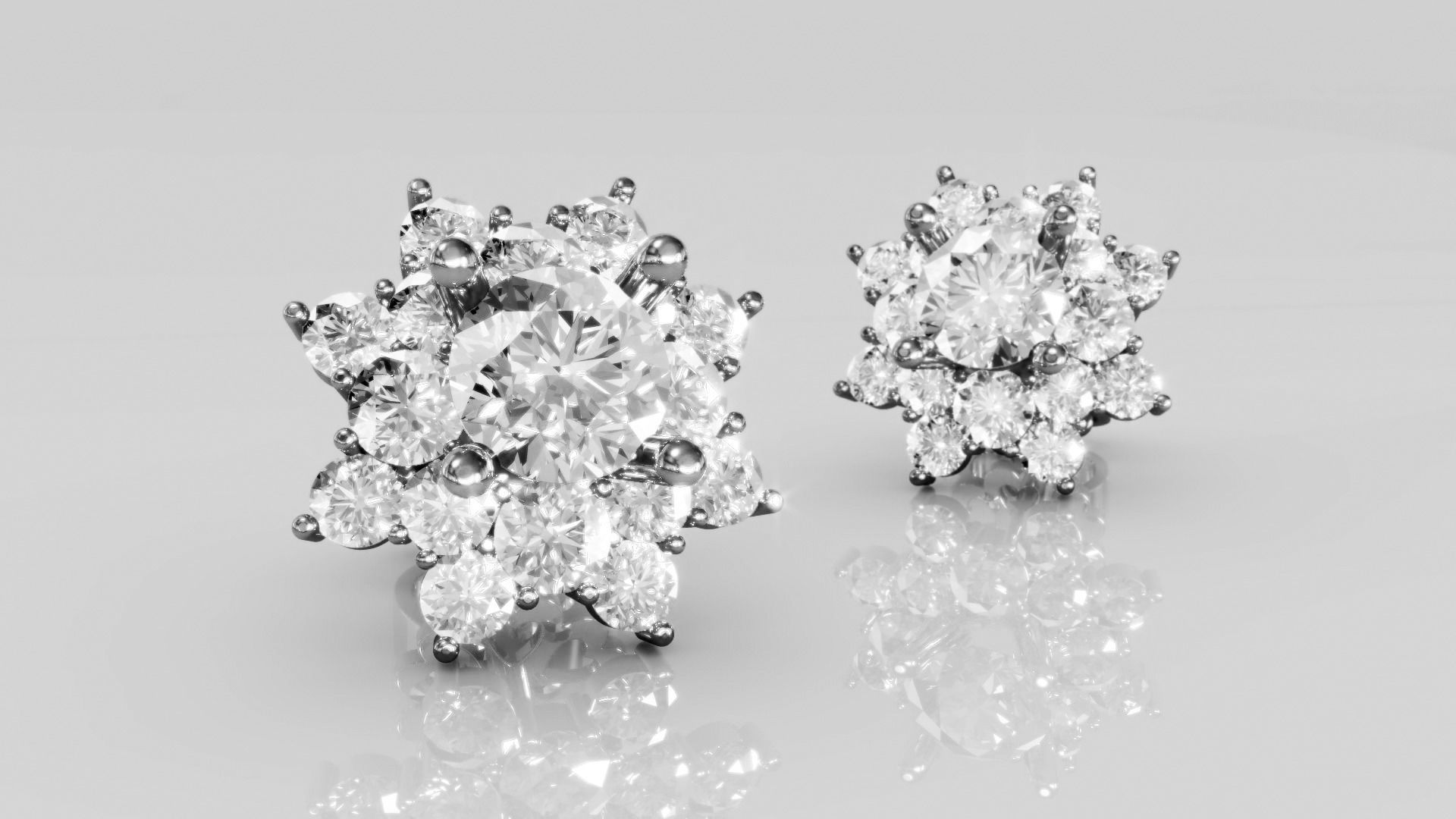 Halo Earrings 1 3D print model_3