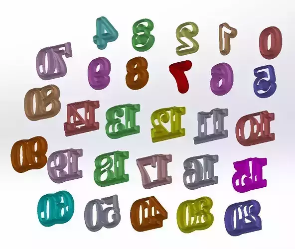 Numbers cookie cutter BUNDLE