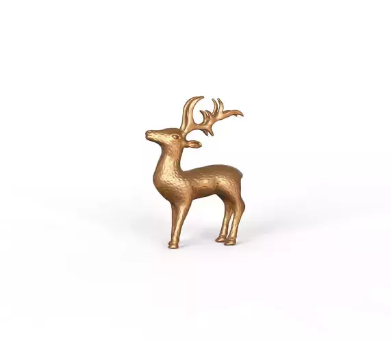 DEAR SCULPTURE Low-poly 3D model
