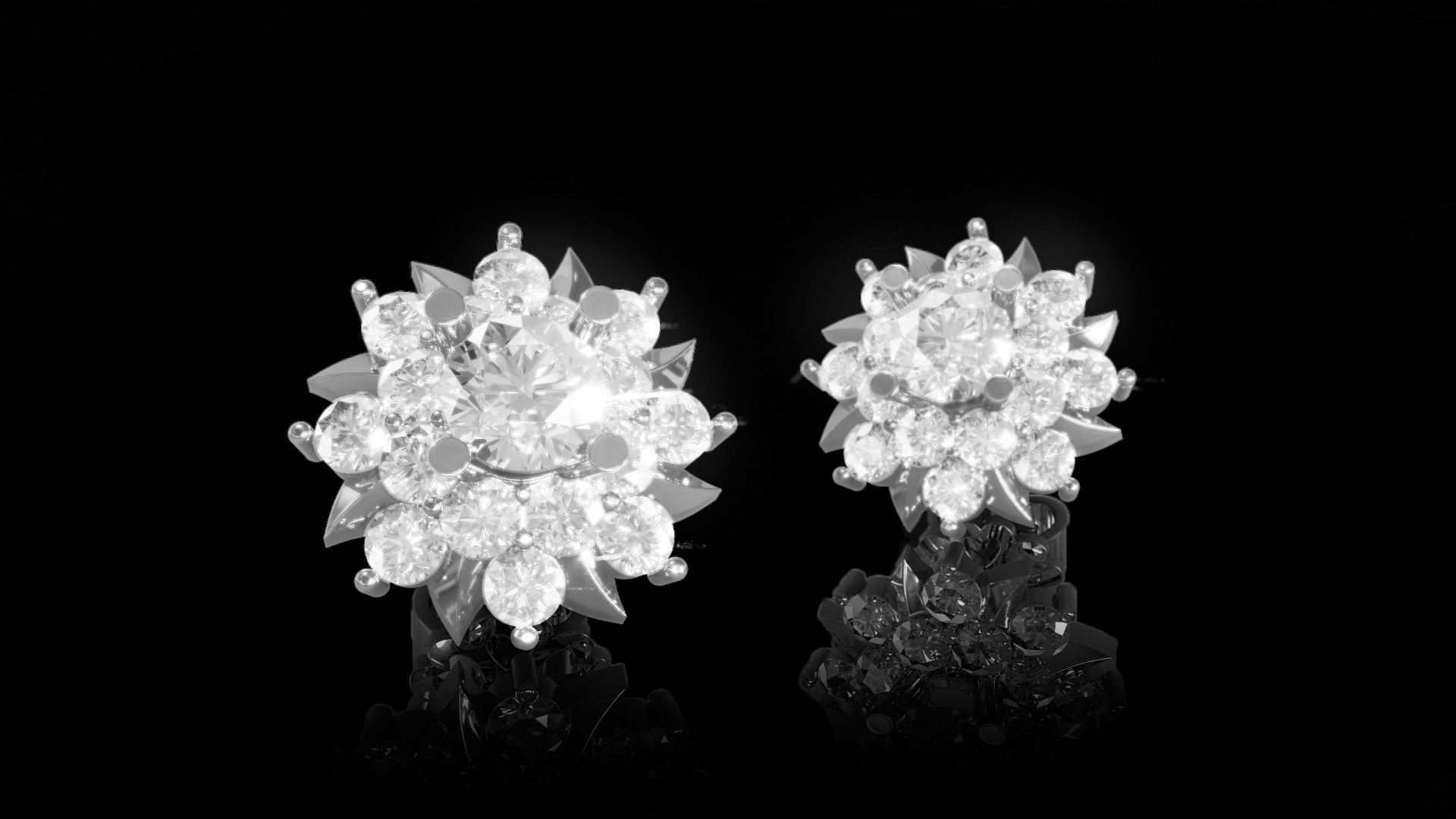 Halo Earring 3 3D print model_1