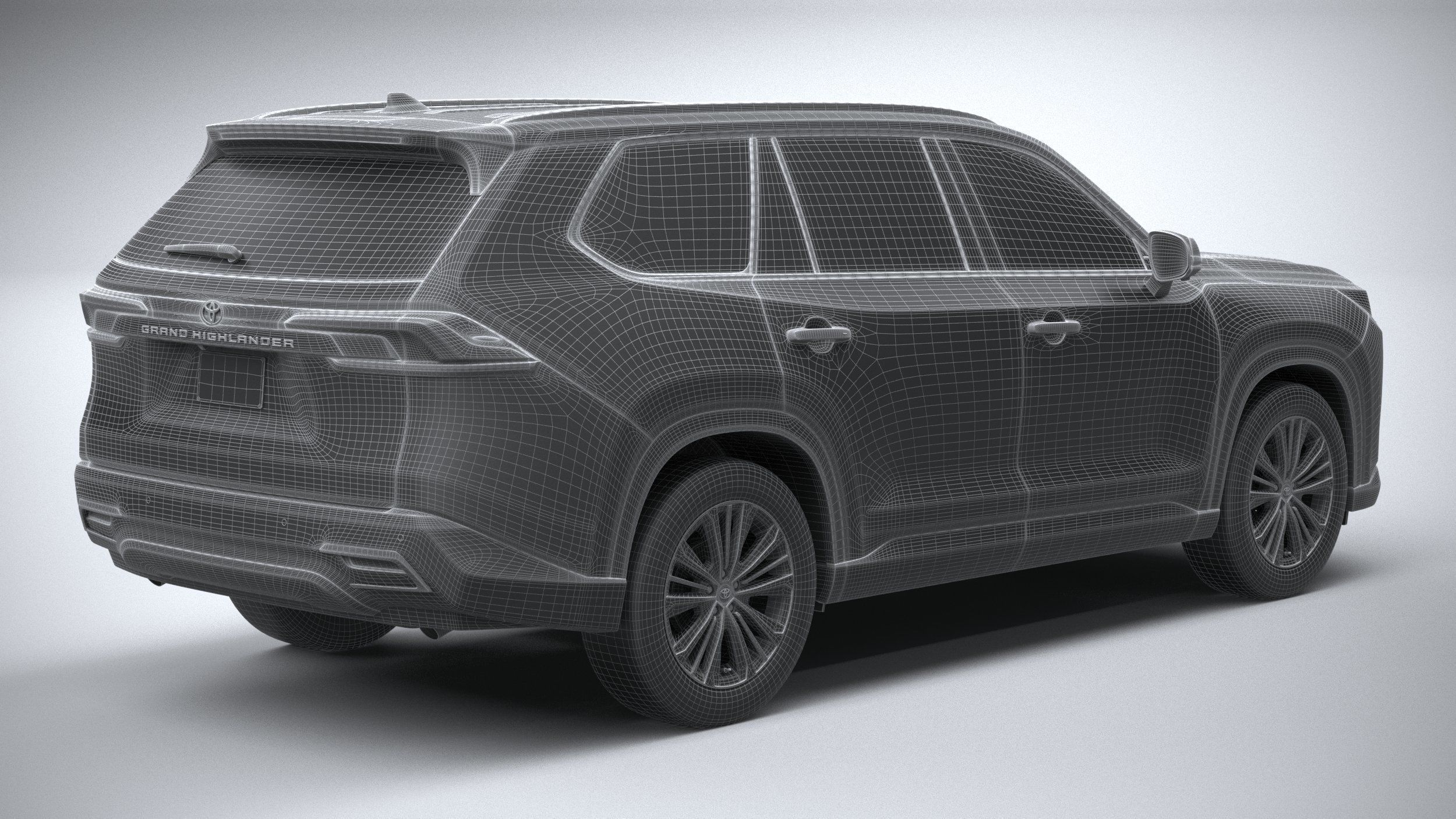 Toyota Grand Highlander 2024 3D model_27