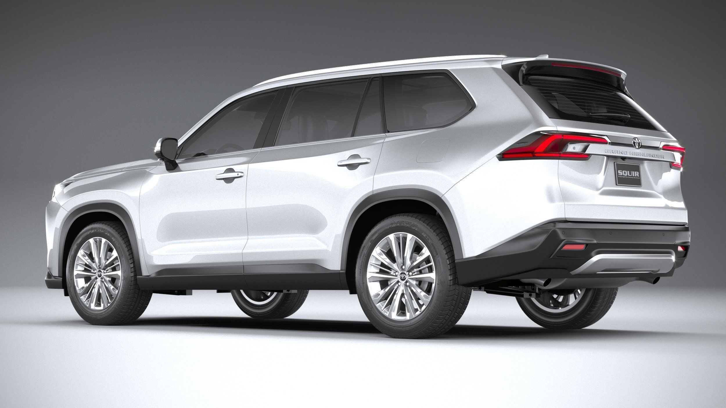 Toyota Grand Highlander 2024 3D model_5