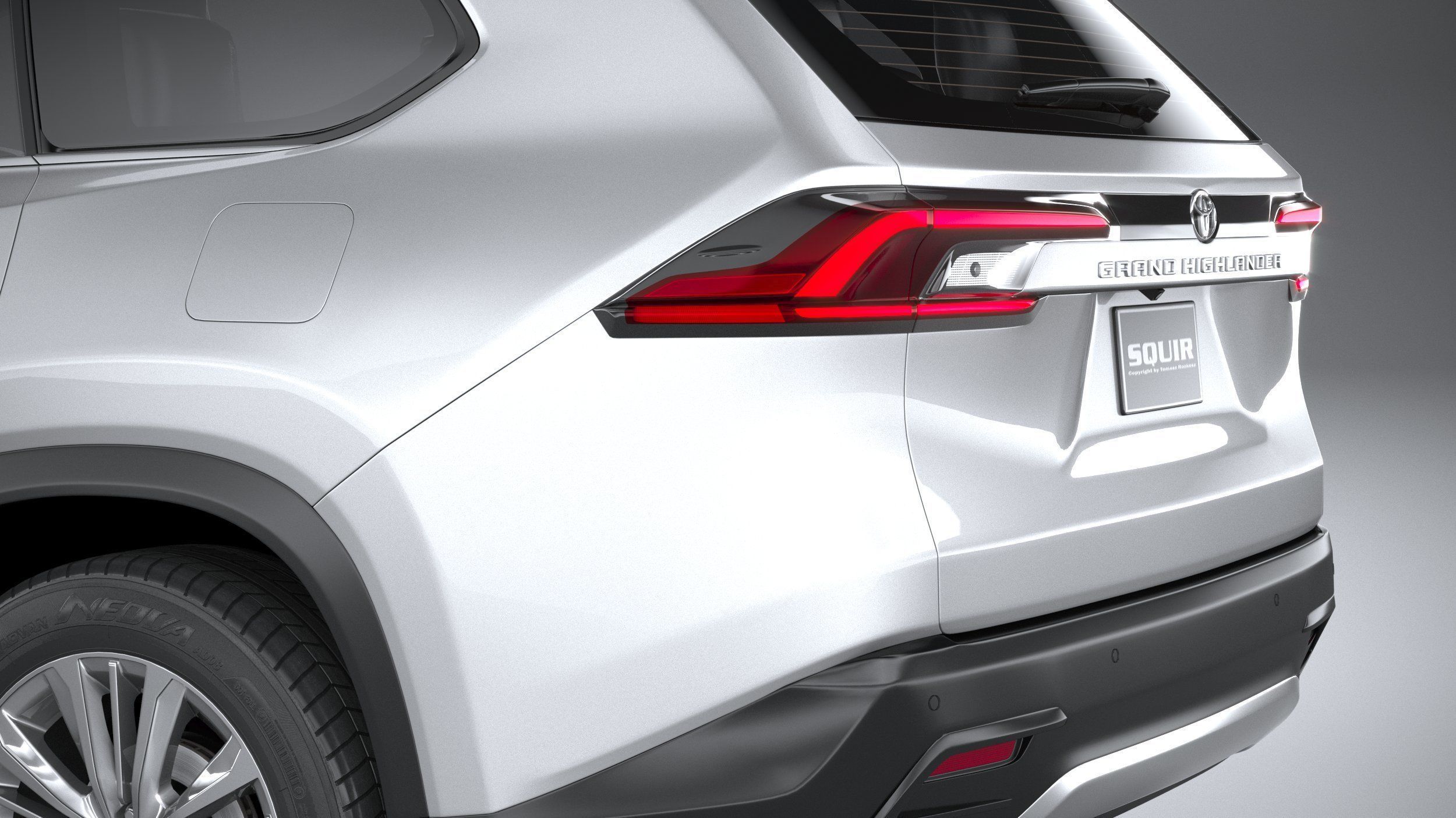 Toyota Grand Highlander 2024 3D model_6