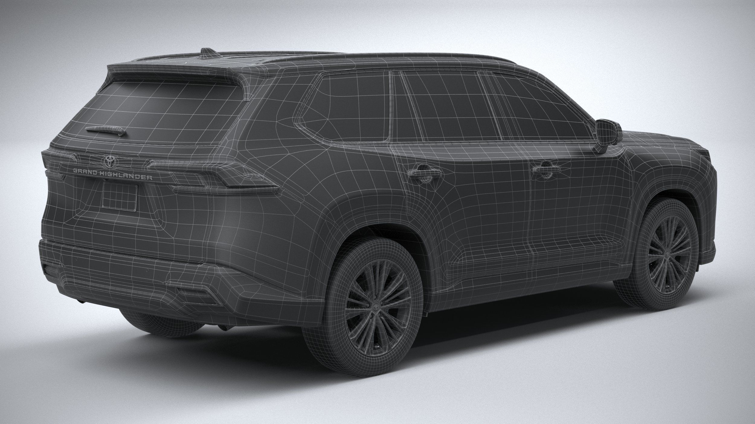 Toyota Grand Highlander 2024 3D model_29