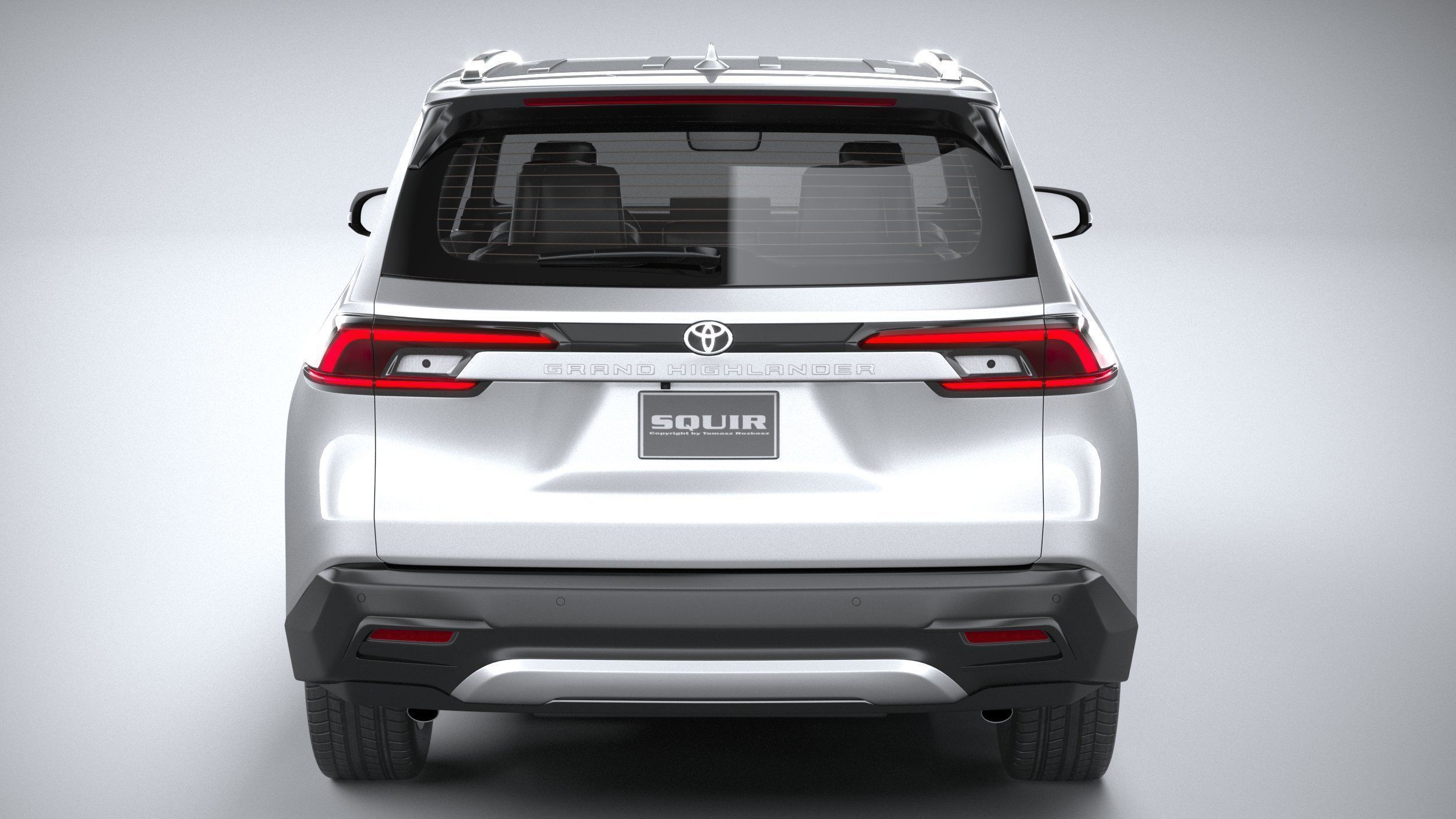 Toyota Grand Highlander 2024 3D model_4