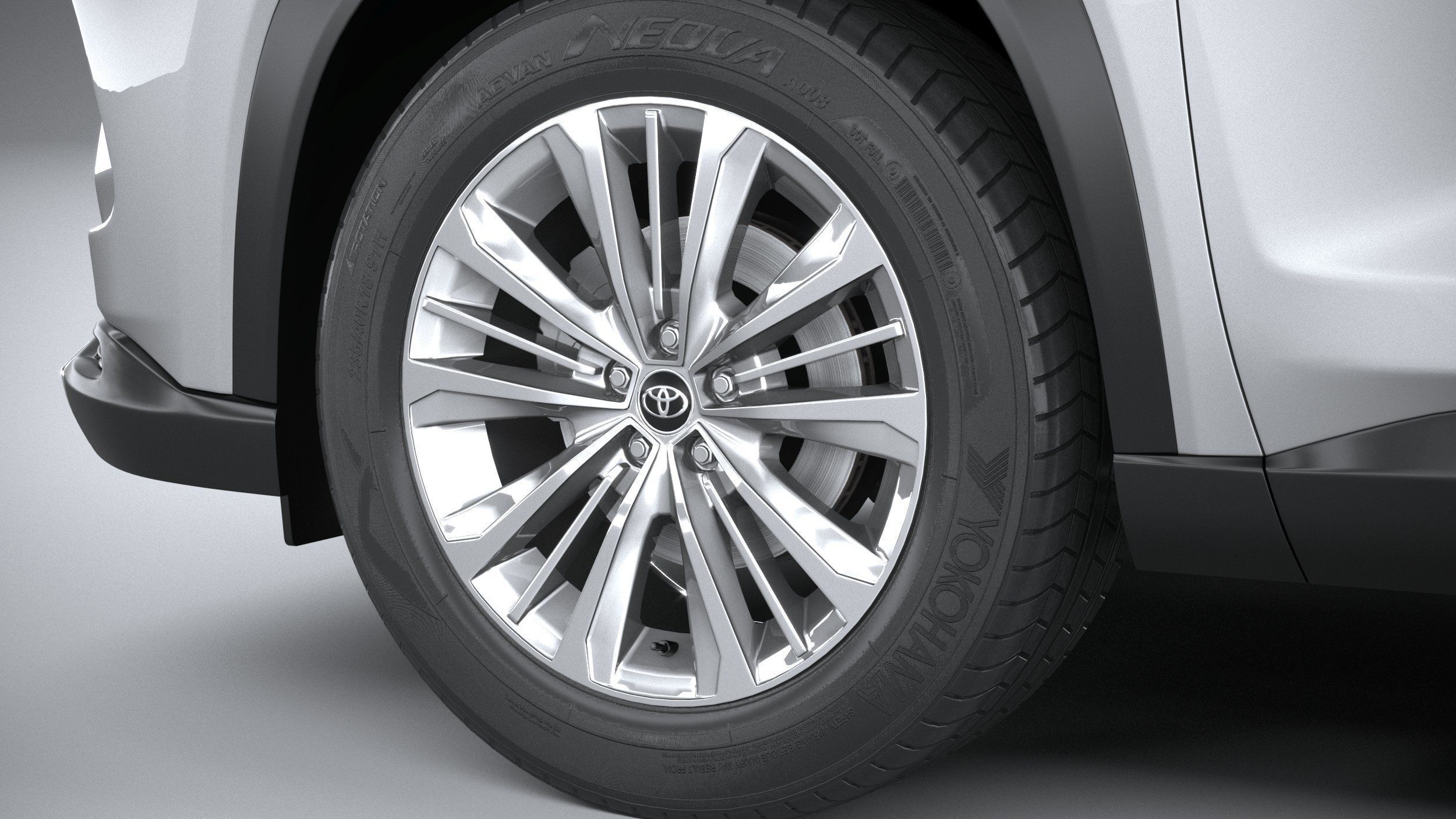 Toyota Grand Highlander 2024 3D model_16