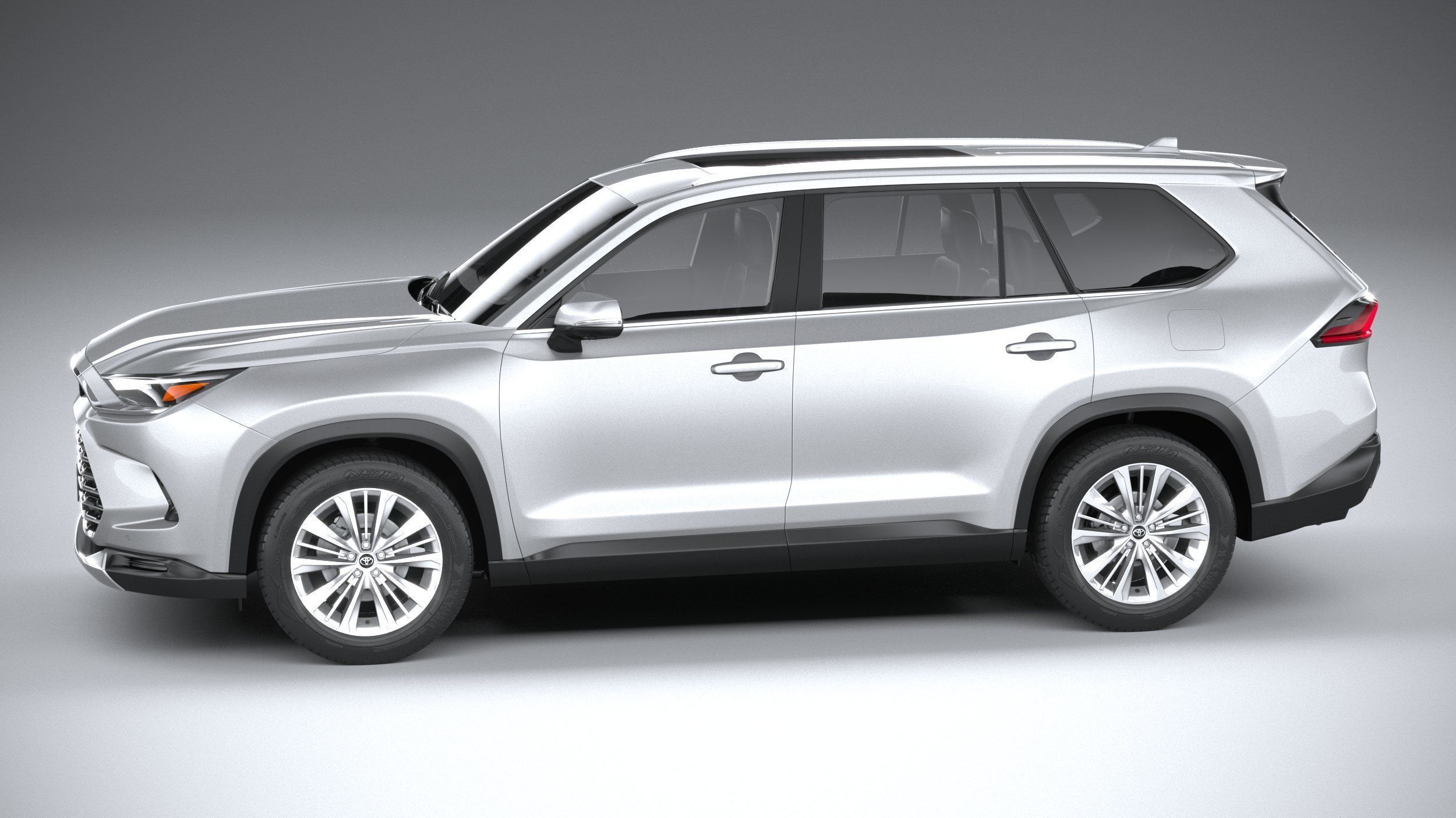 Toyota Grand Highlander 2024 3D model_8