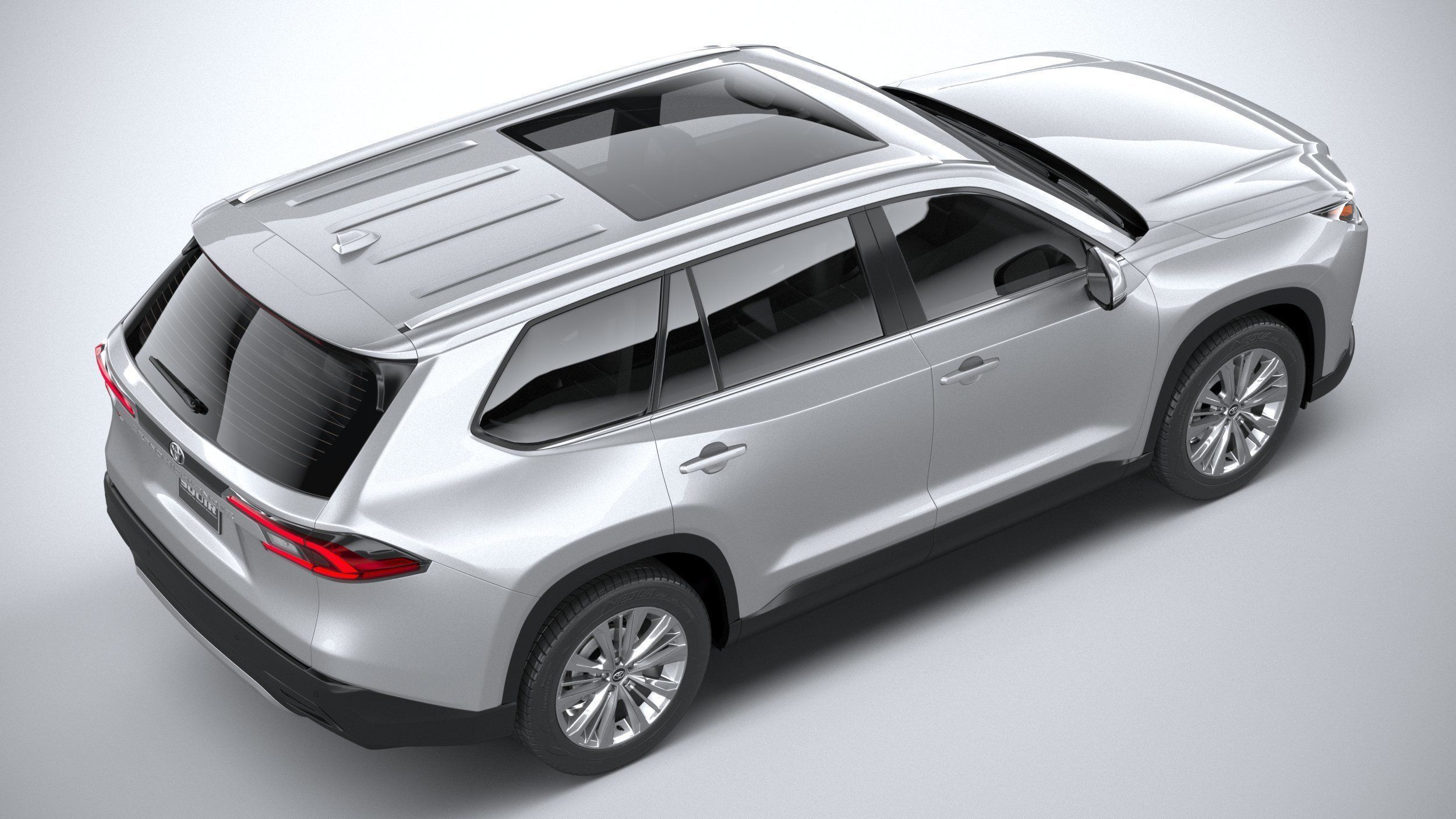 Toyota Grand Highlander 2024 3D model_10