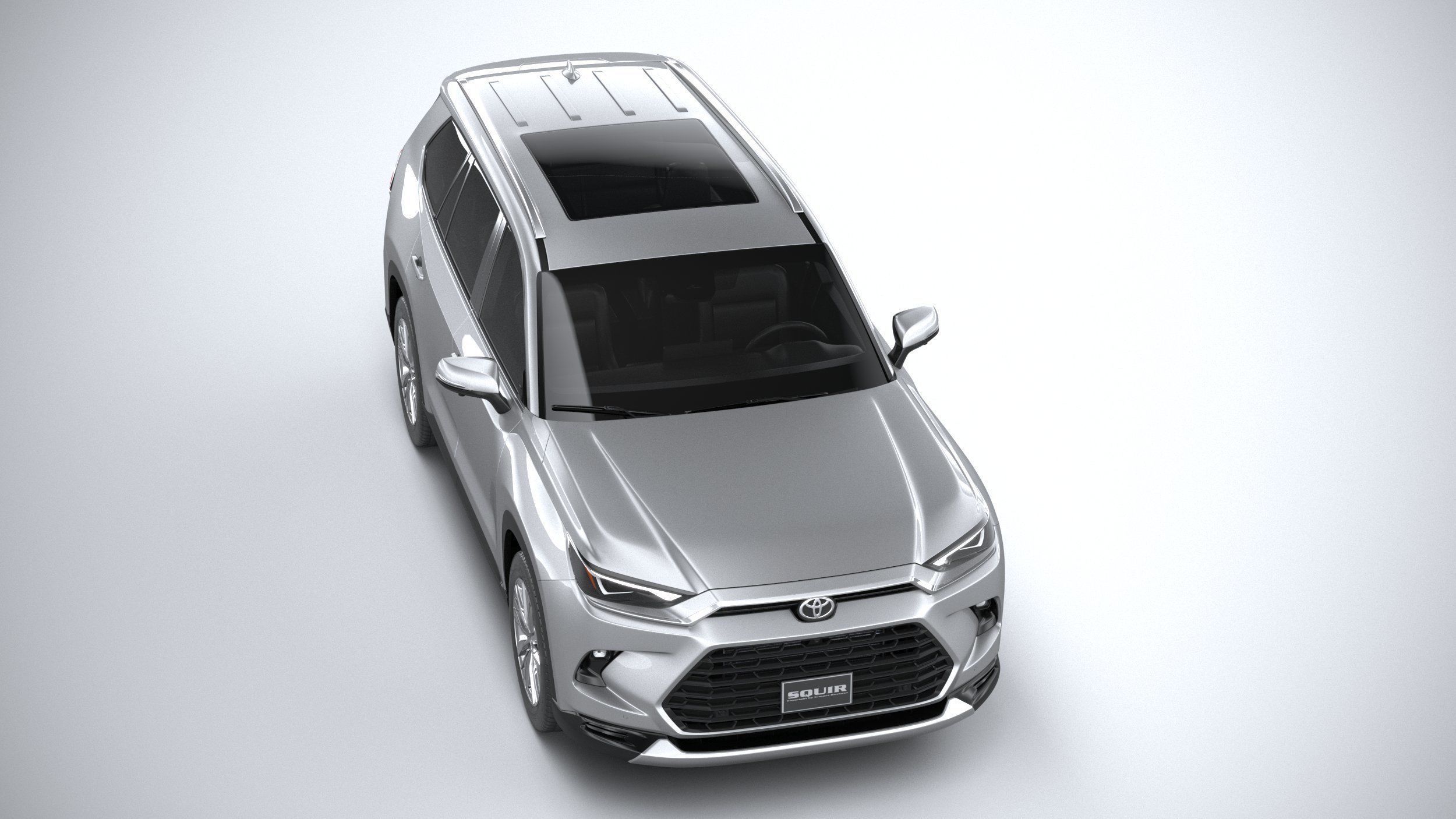 Toyota Grand Highlander 2024 3D model_12