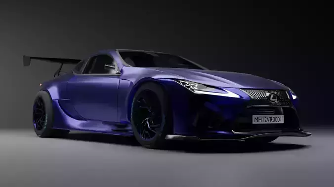 lexus lc 500 3D model