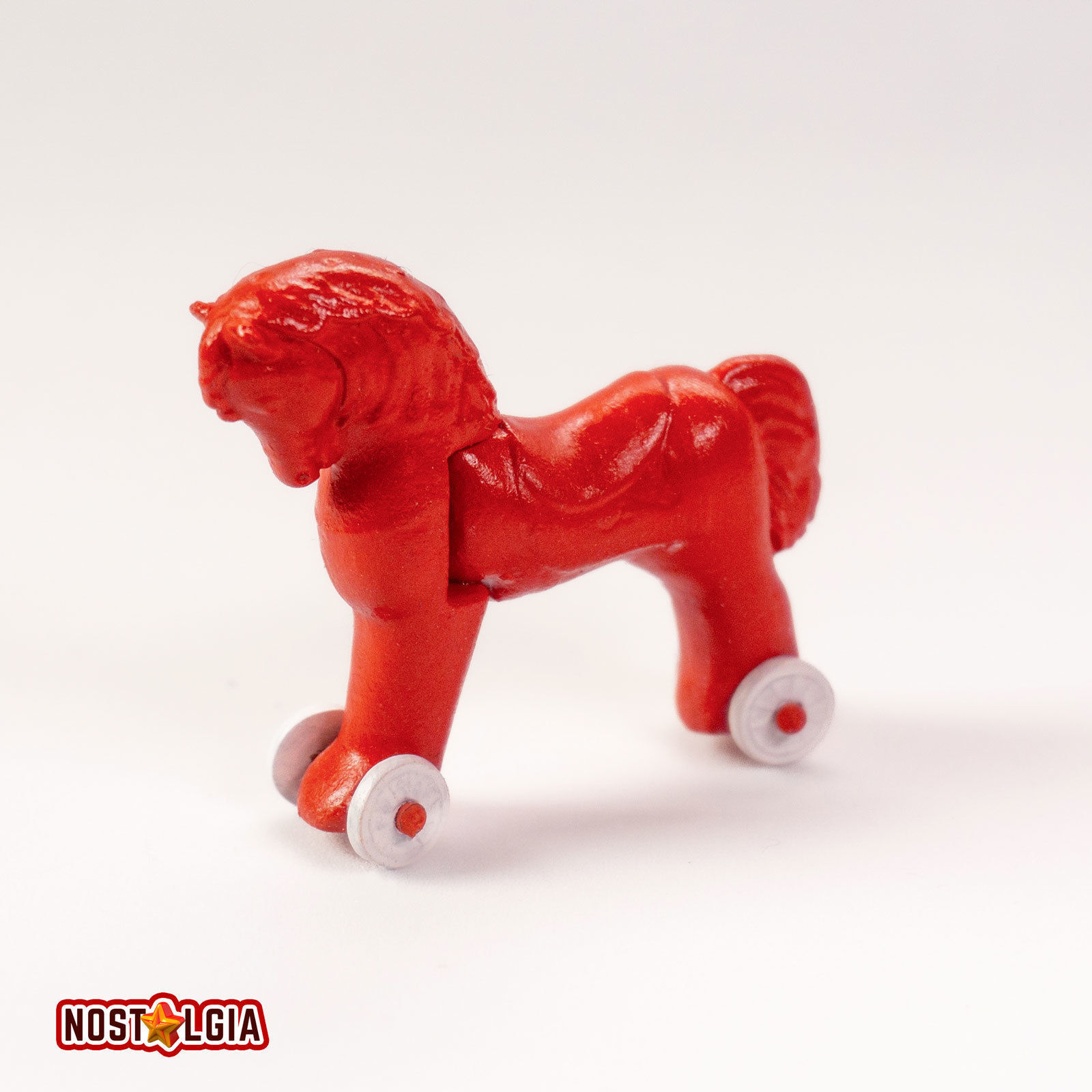 Articulated Vintage Horse on Wheels Toy 3D print model_8