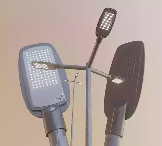 Street Light 2 Galvanized F3 M1 K0 4500mm