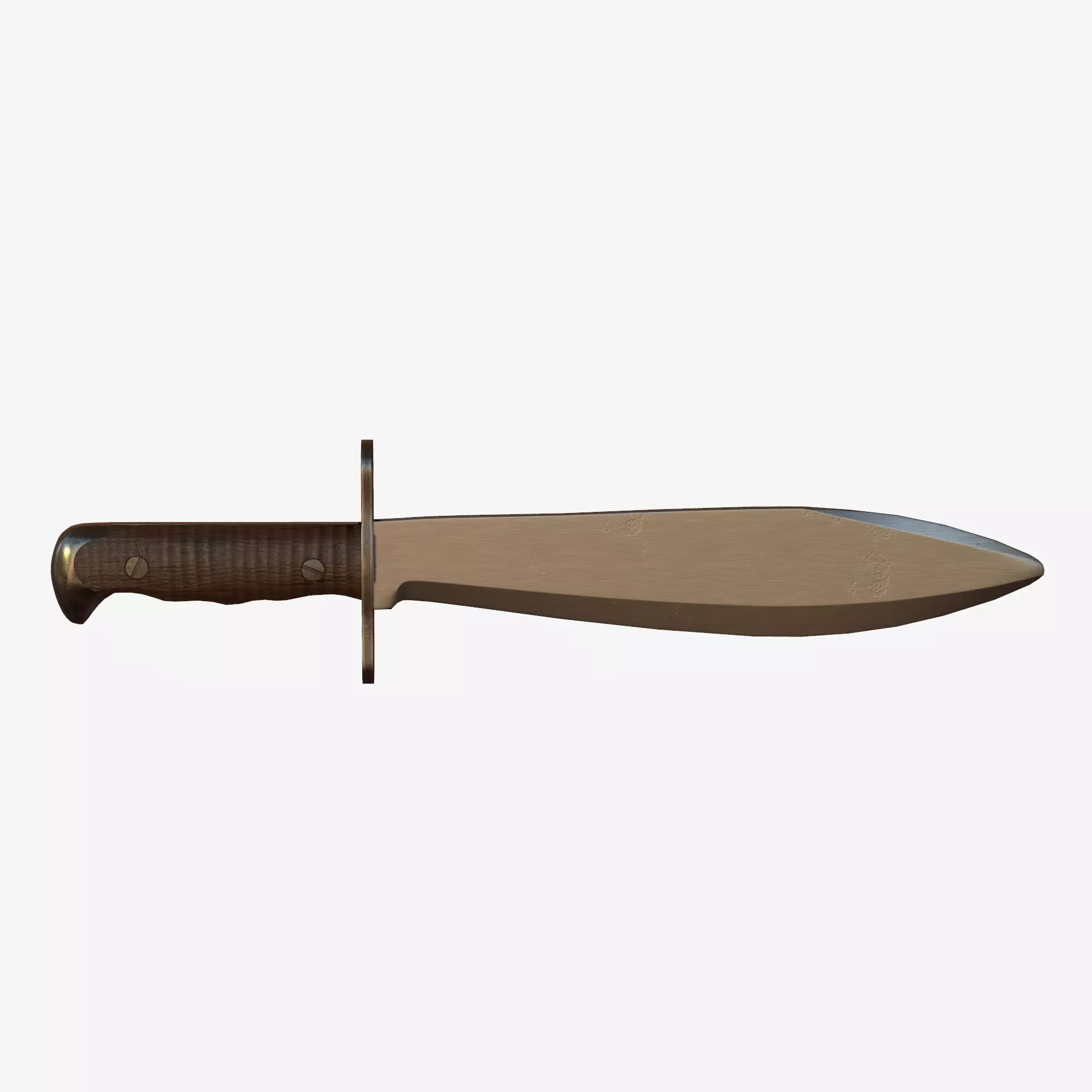 WWI US Model Bolo Knife 1917 Low-poly 3D model