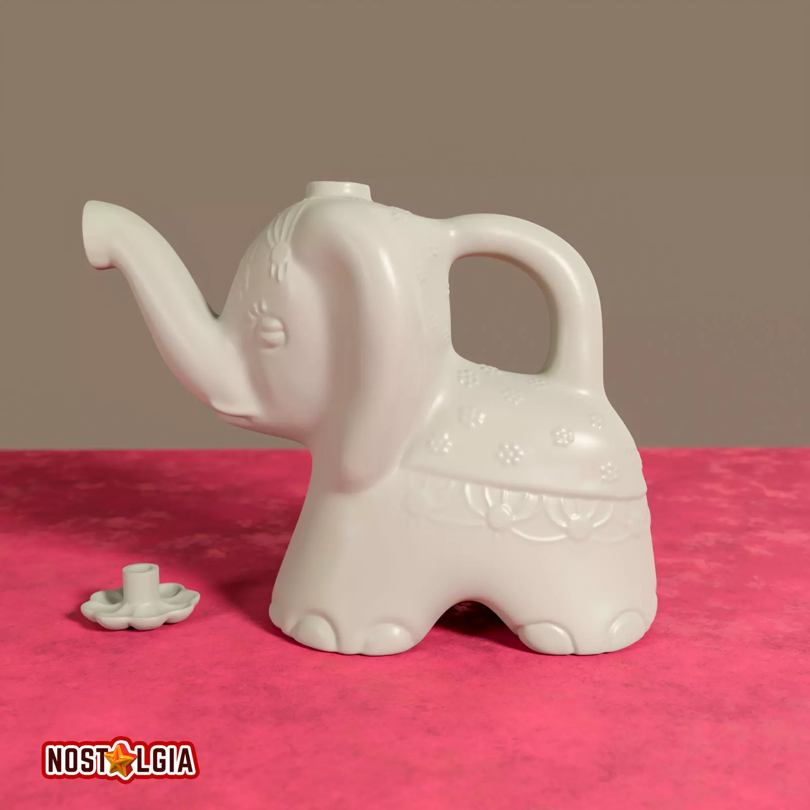 Vintage Elephant Watering Can Toy 3D print model