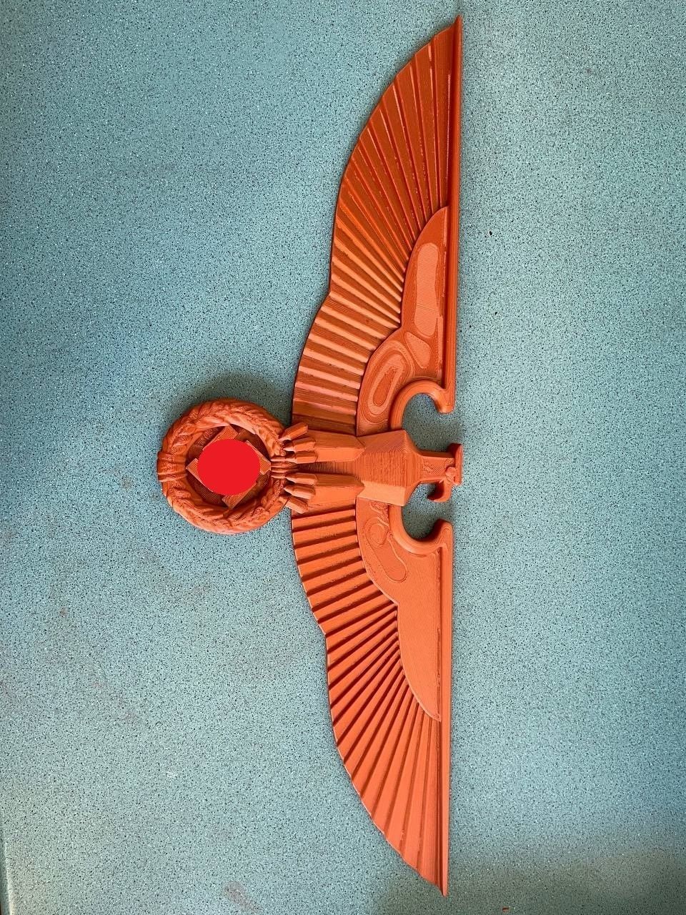 Reichstag german eagle uncensored 3D print model_13