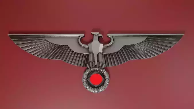 Reichstag german eagle uncensored 3D print model