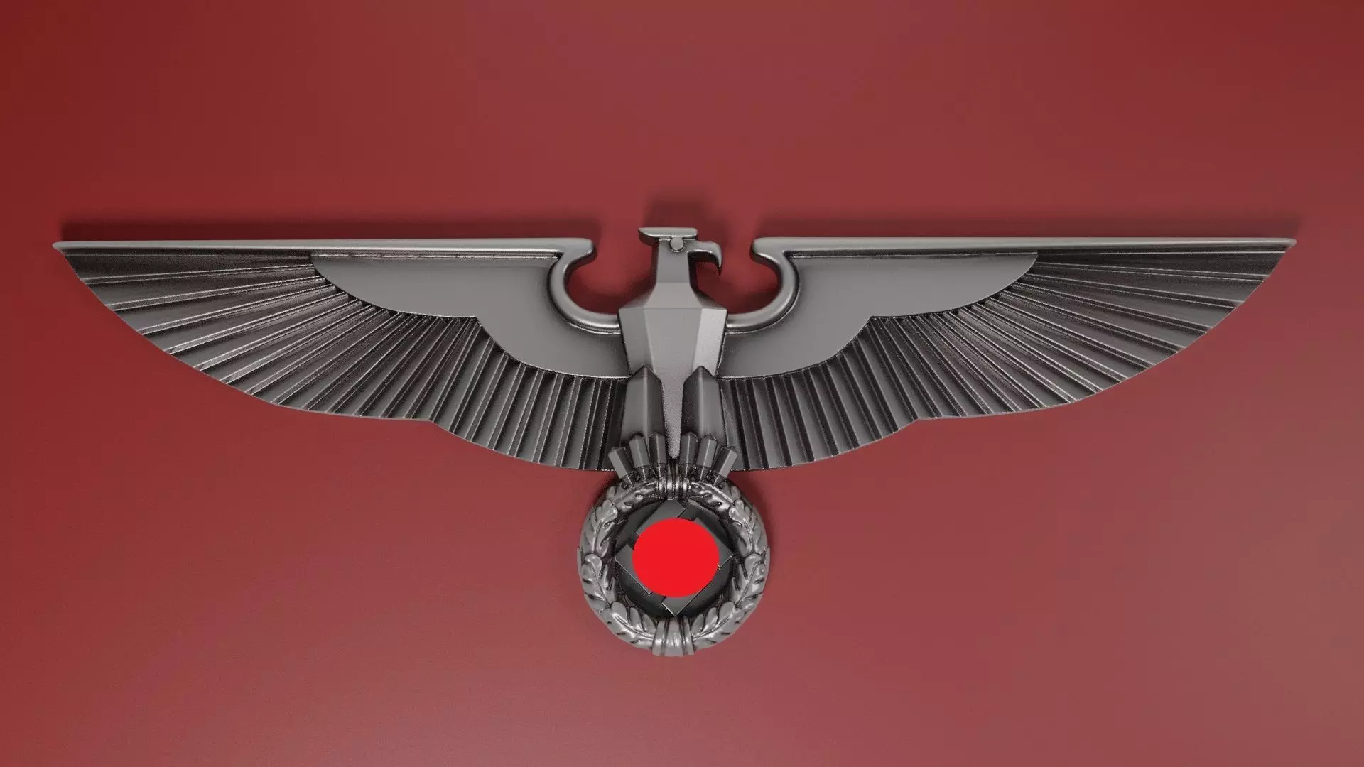 Reichstag german eagle uncensored 3D print model_0