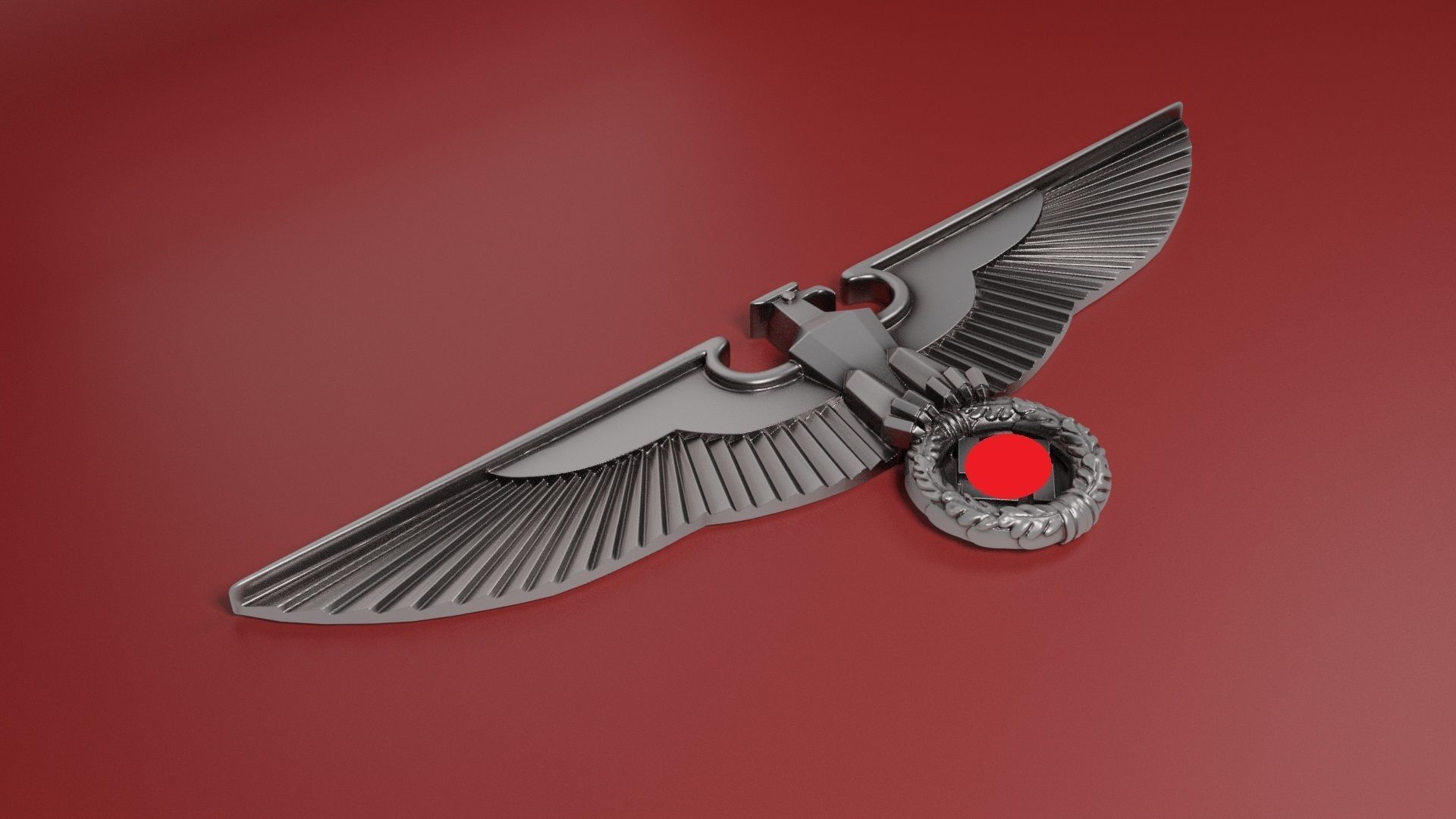 Reichstag german eagle uncensored 3D print model_1