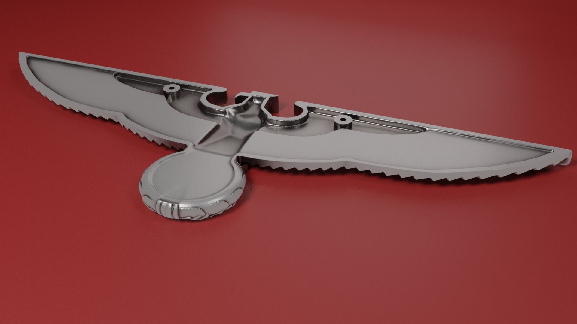 Reichstag german eagle uncensored 3D print model_3