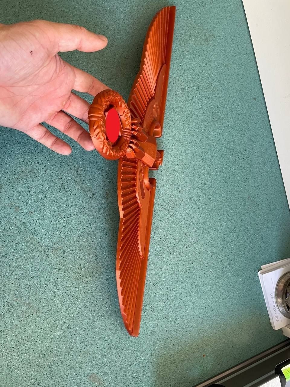 Reichstag german eagle uncensored 3D print model_12