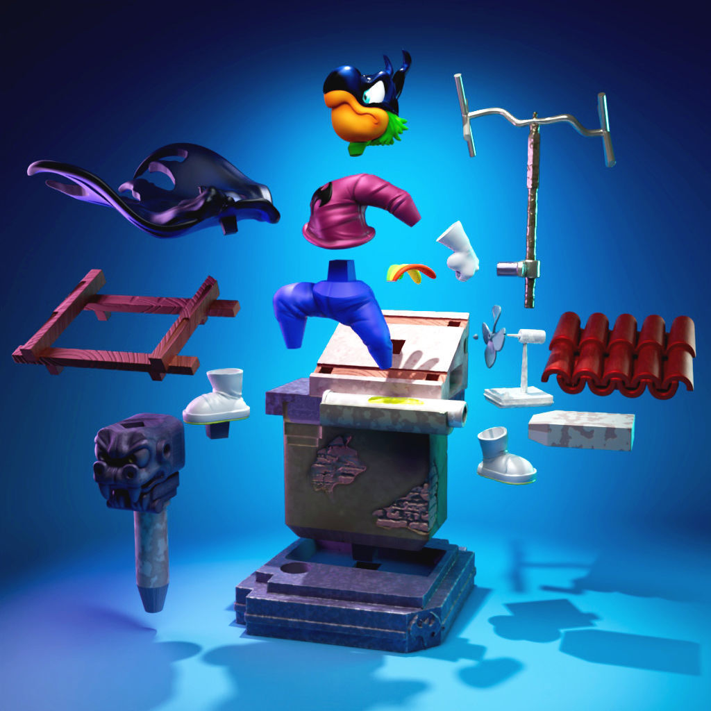 Green Bat - Disney 3D print model_6