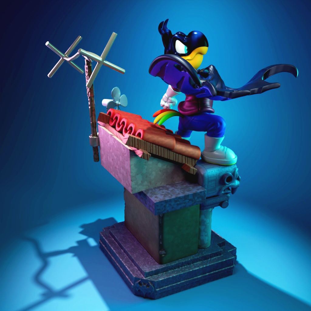 Green Bat - Disney 3D print model_2