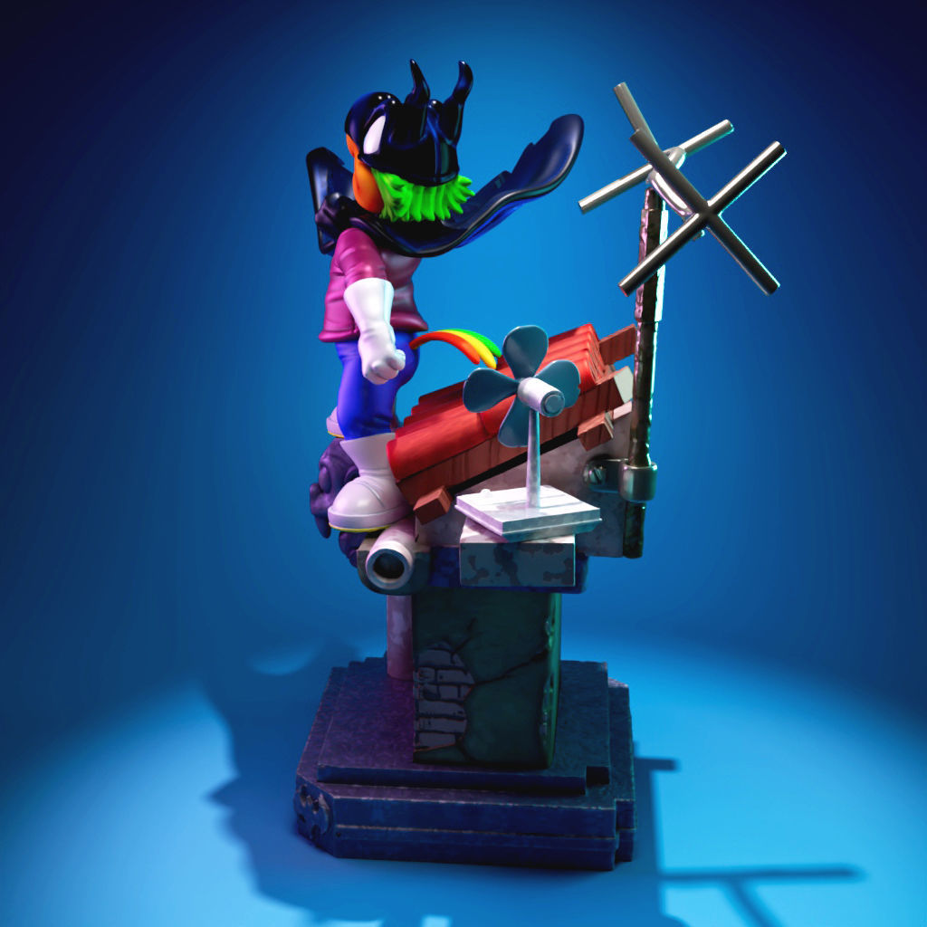 Green Bat - Disney 3D print model_1