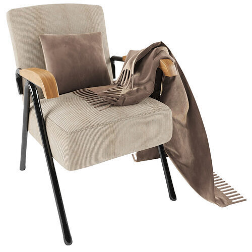 Minerva Accent Chair 3D model