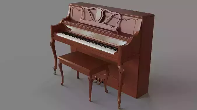 Kawai 907 Designer Studio Upright Piano