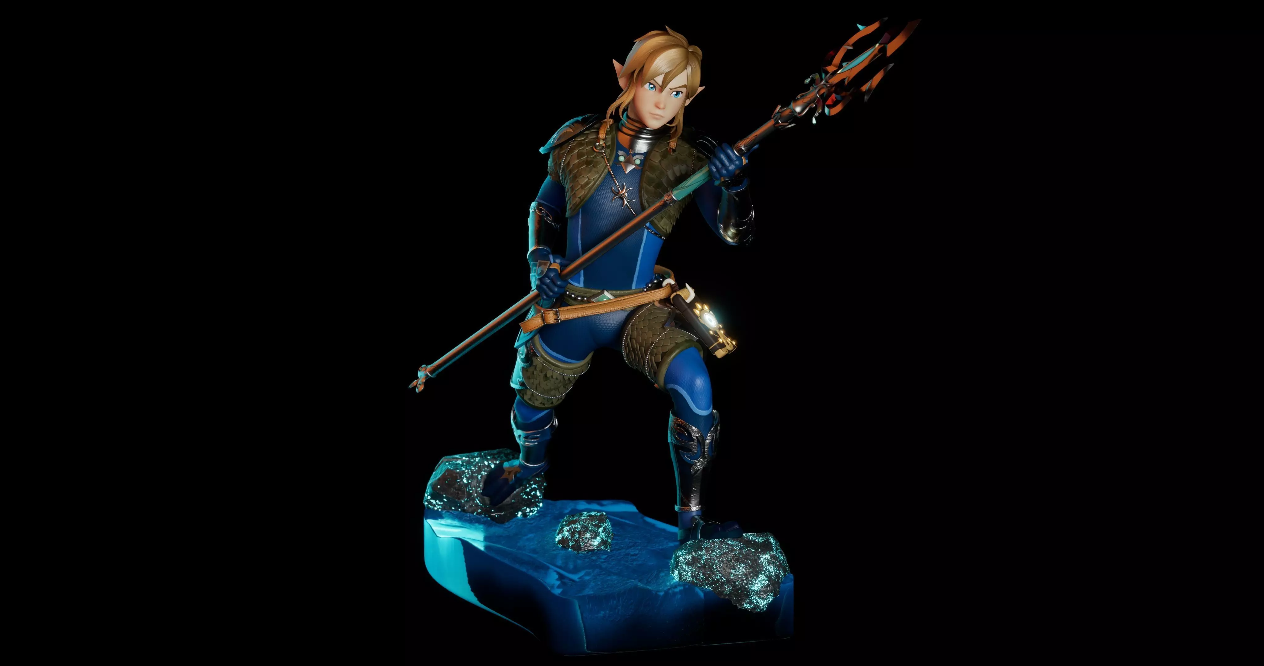 Link - Zora Armor 3D print model