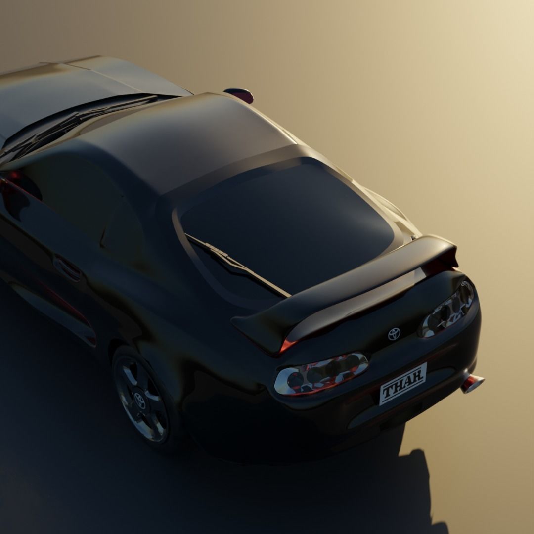 Toyota Supra mk4  3D model_15