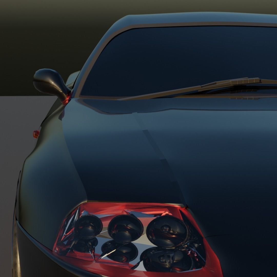 Toyota Supra mk4  3D model_12