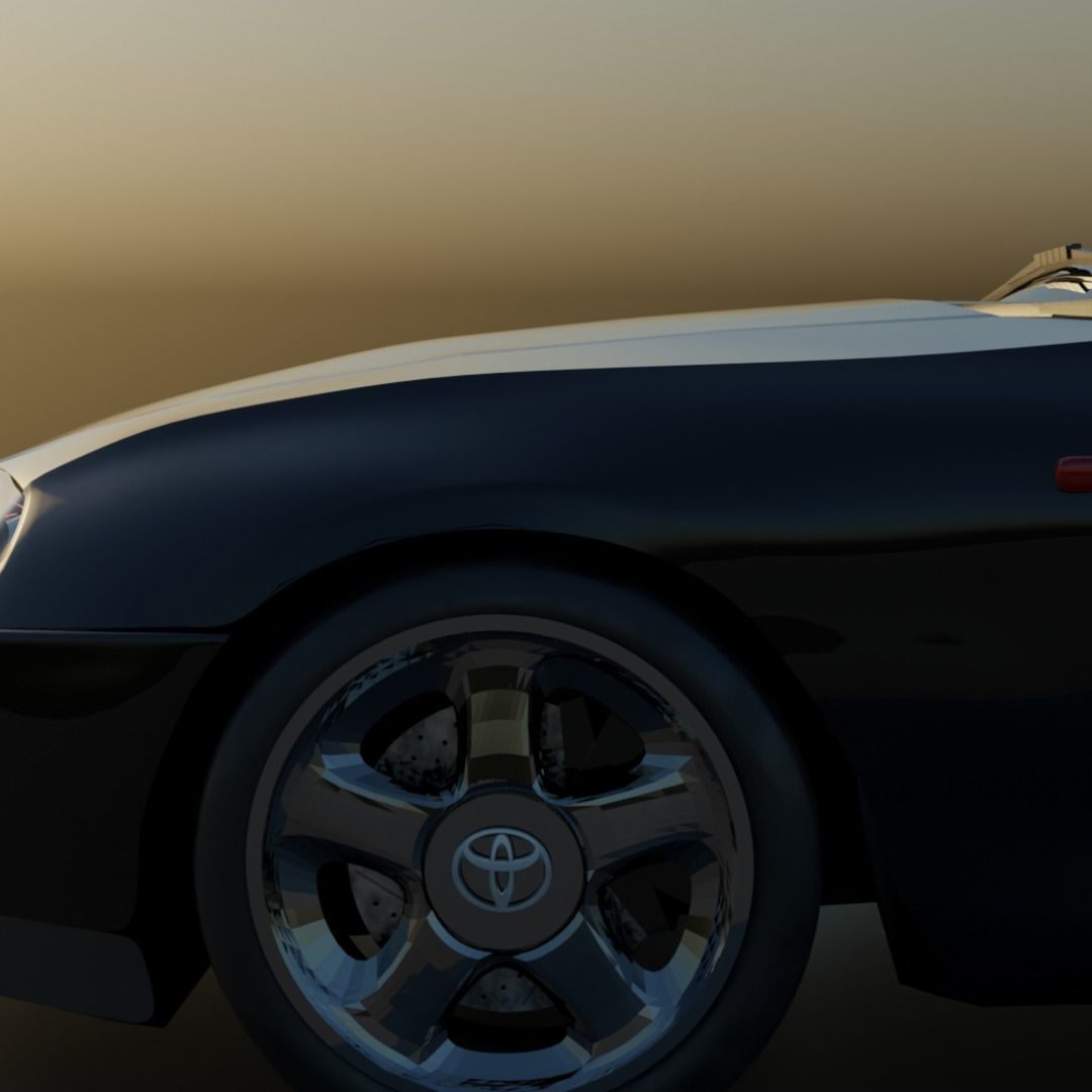 Toyota Supra mk4  3D model_11