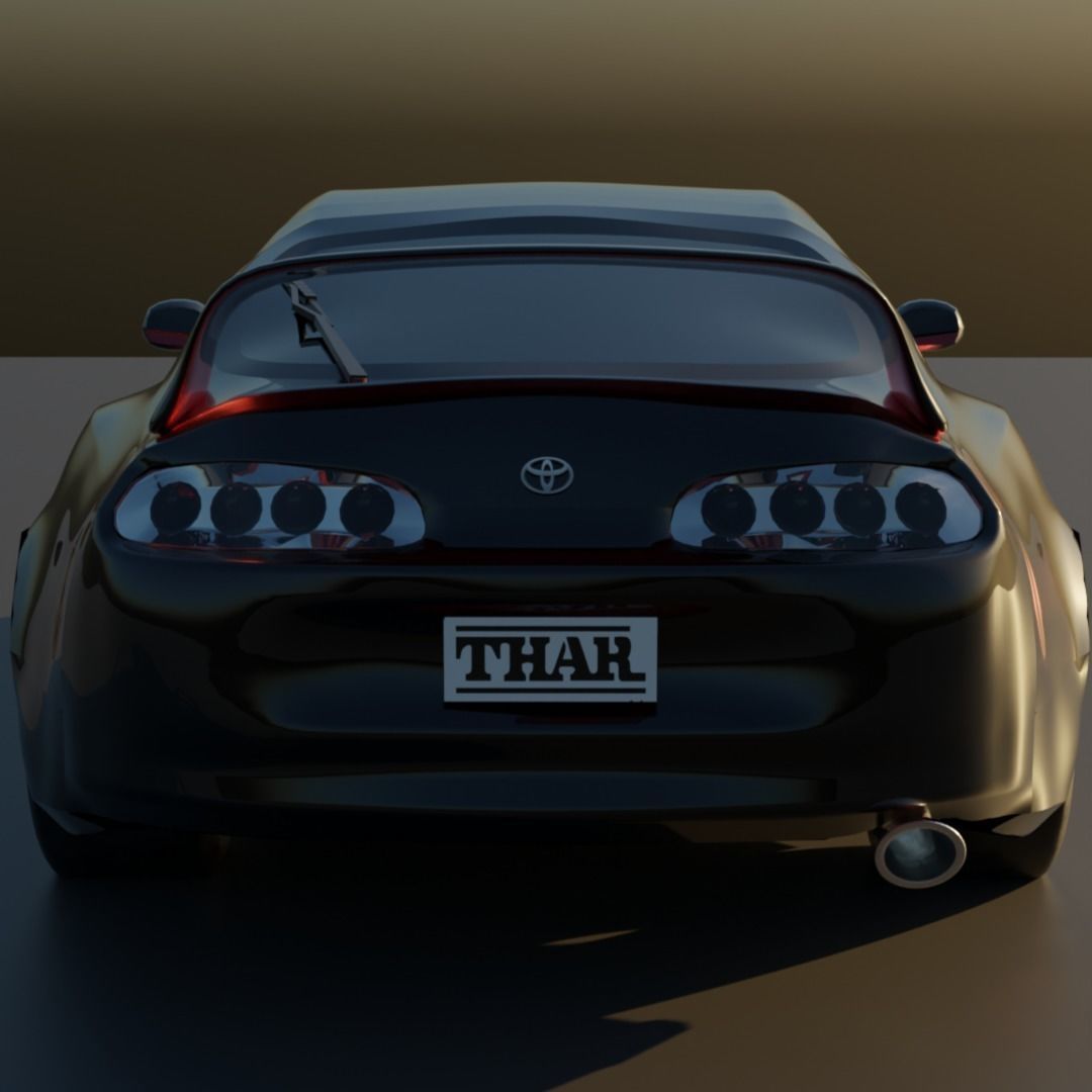 Toyota Supra mk4  3D model_7