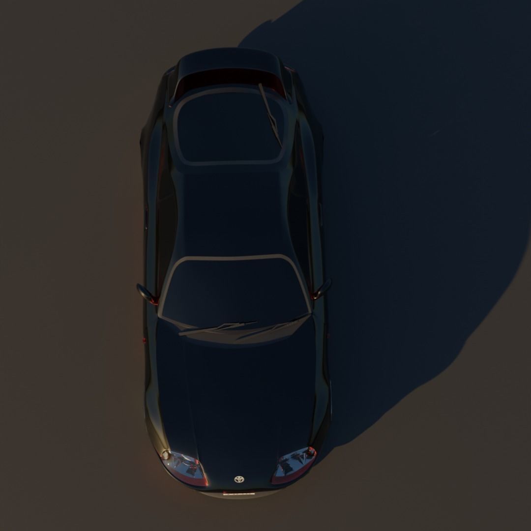 Toyota Supra mk4  3D model_3
