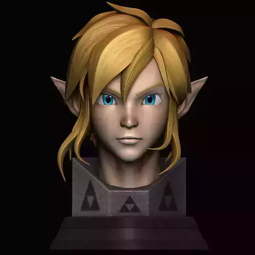 Link - Bust 3D print model